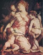 SALVIATI, Cecchino del Charity af oil painting